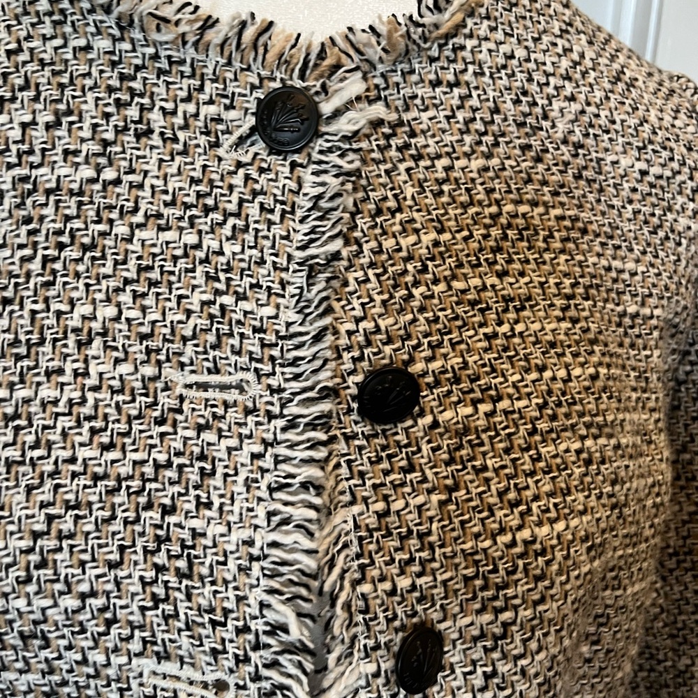 NWT Rag & Bone Black and White Carmen Tweed Blazer - Picture 6 of 10